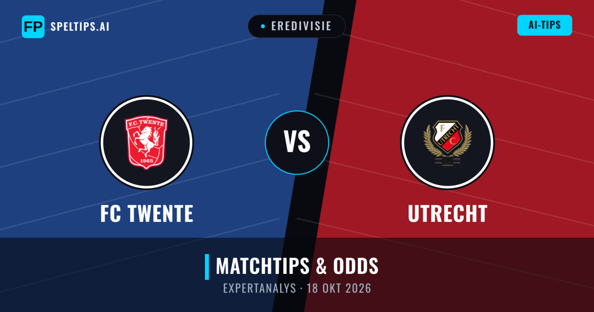 FC Twente vs Utrecht — matchtips och förhandstitt