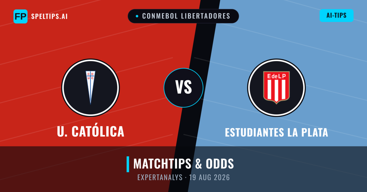 U. Católica vs Estudiantes La Plata — matchtips och förhandstitt