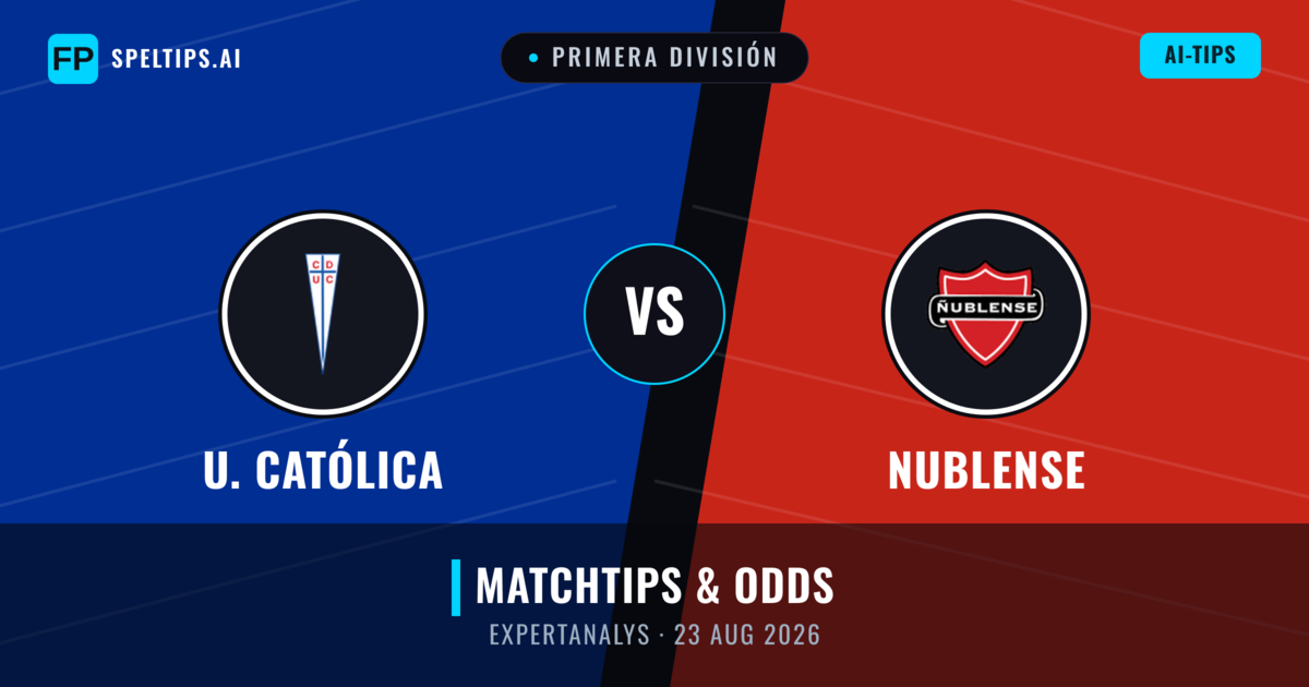 U. Católica vs Nublense — matchtips och förhandstitt