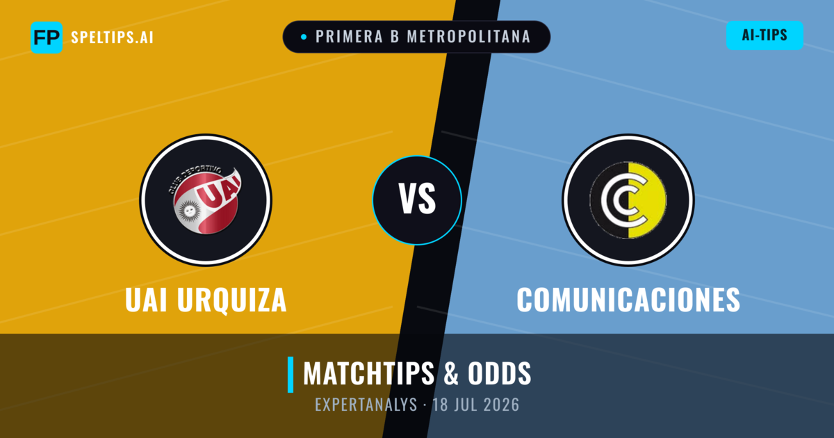 UAI Urquiza vs Comunicaciones — matchtips och förhandstitt