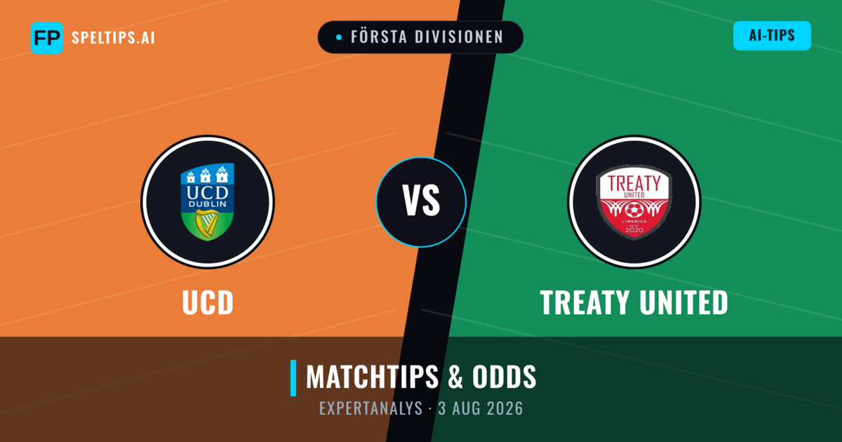 UCD vs Treaty United — matchtips och förhandstitt