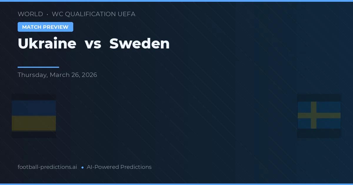 Ukraina vs Sverige — matchtips och förhandstitt