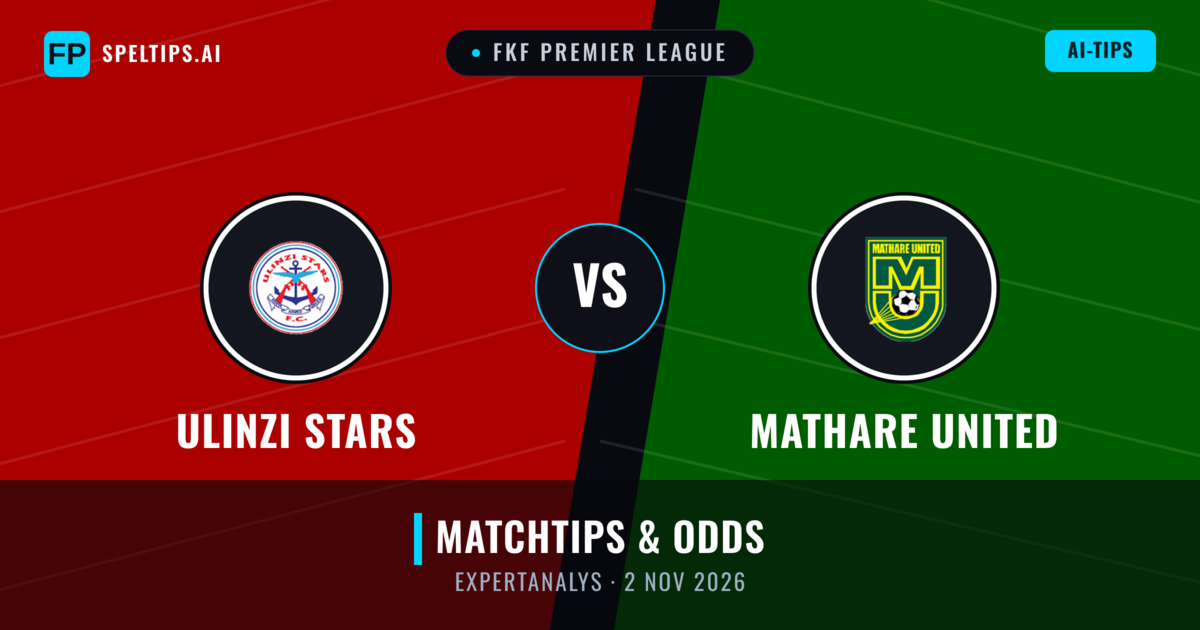 Ulinzi Stars vs Mathare United — matchtips och förhandstitt
