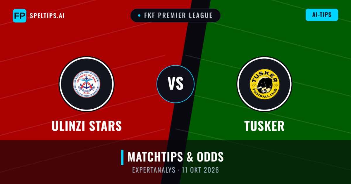 Ulinzi Stars vs Tusker — matchtips och förhandstitt