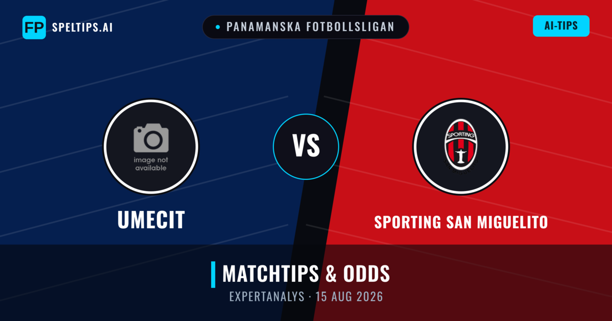 UMECIT vs Sporting San Miguelito — matchtips och förhandstitt