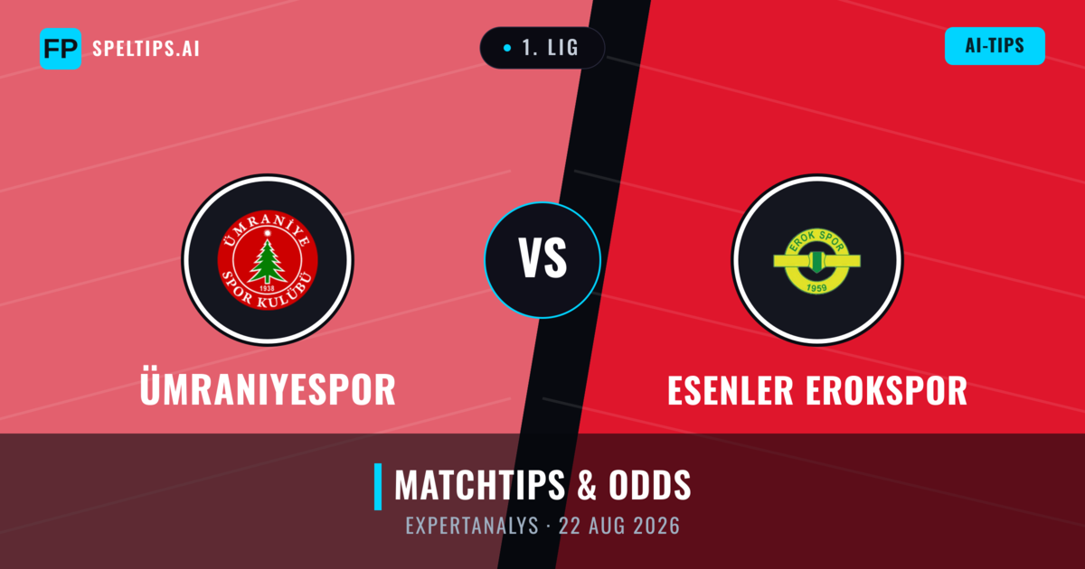 Ümraniyespor vs Esenler Erokspor — matchtips och förhandstitt