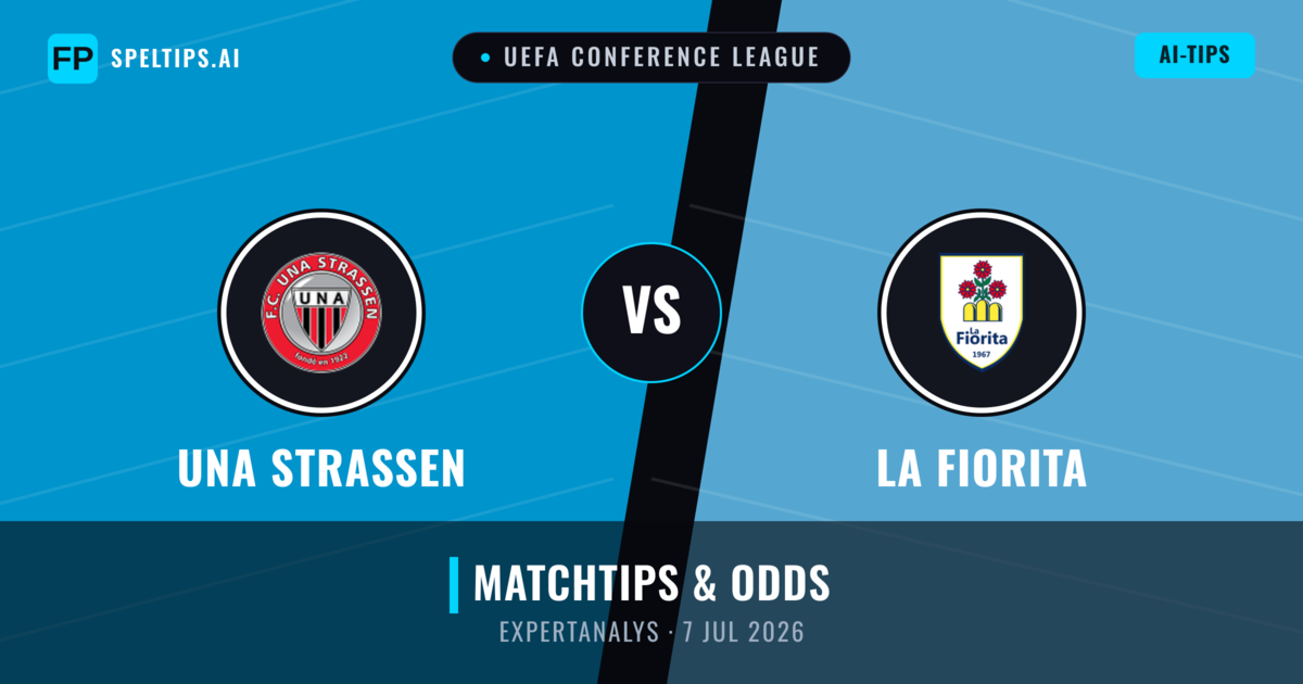 UNA Strassen vs La Fiorita — matchtips och förhandstitt