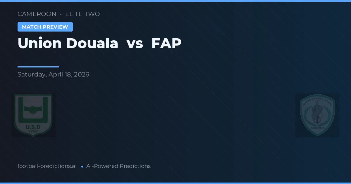 Union Douala vs FAP — matchtips och förhandstitt