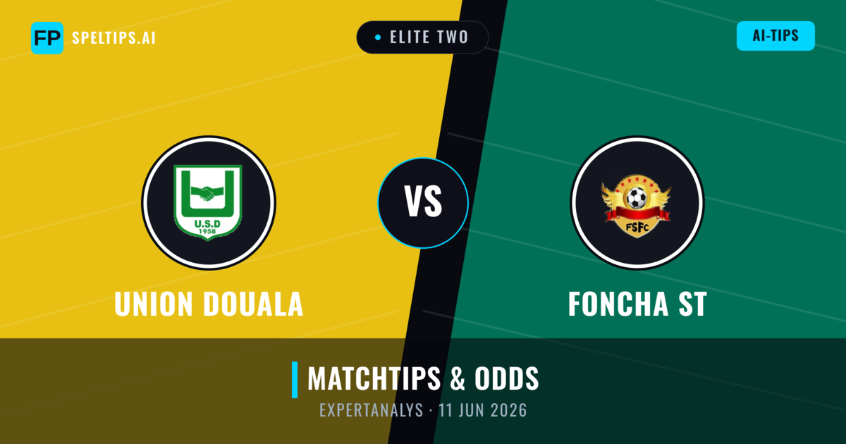 Union Douala vs Foncha ST — matchtips och förhandstitt
