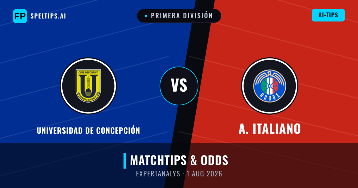 Universidad de Concepción vs A. Italiano — matchtips och förhandstitt