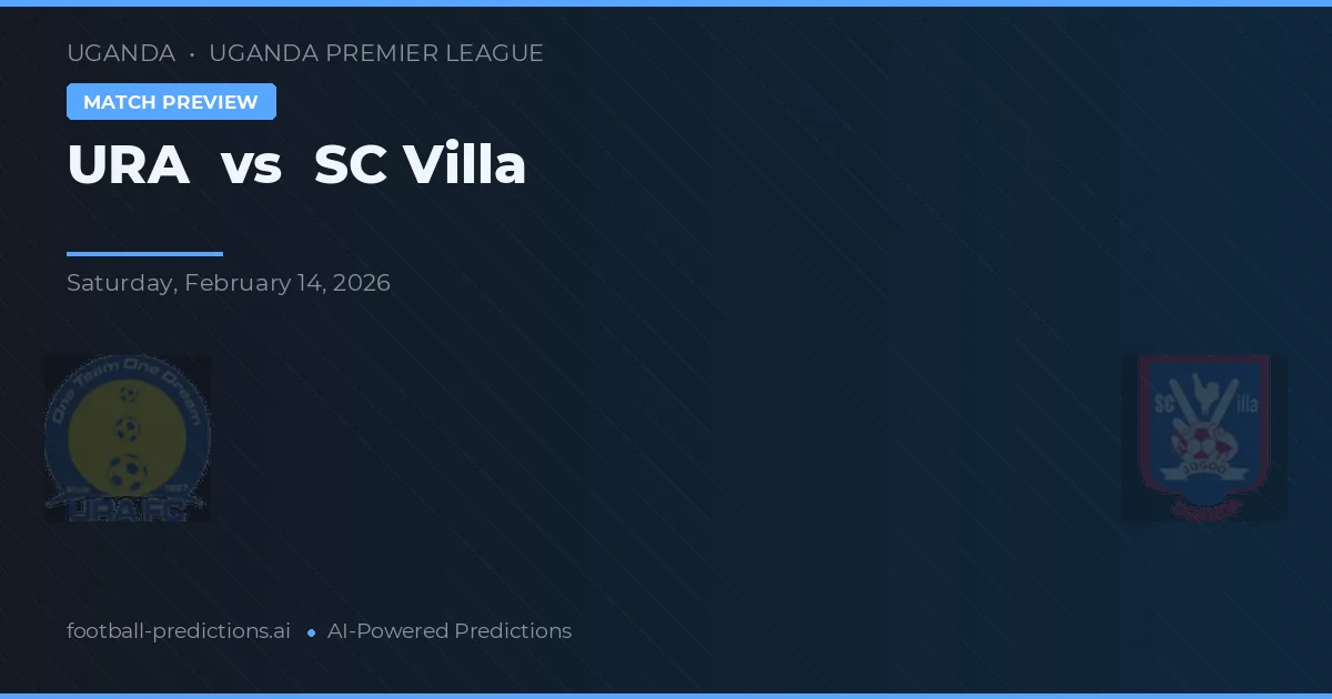URA vs SC Villa — matchtips och förhandstitt