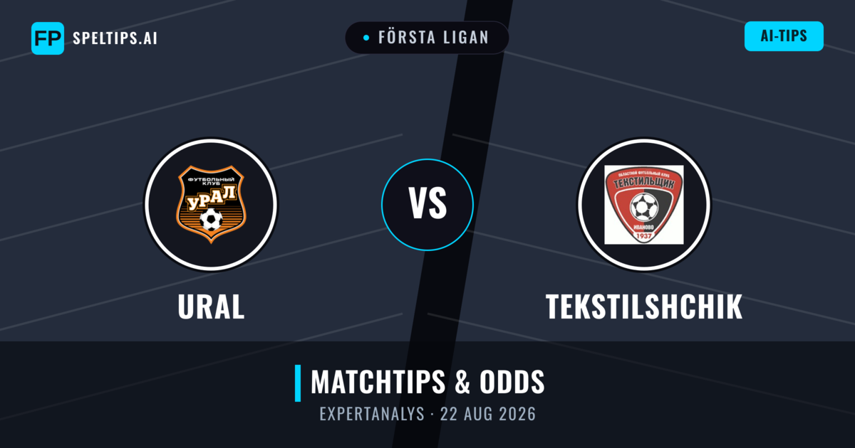 Ural vs Tekstilshchik — matchtips och förhandstitt