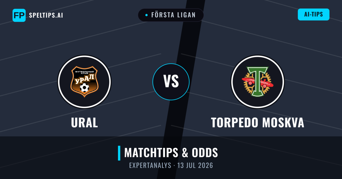 Ural vs Torpedo Moskva — matchtips och förhandstitt