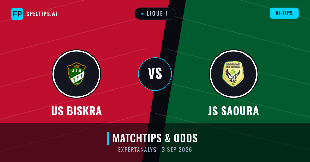 US Biskra vs JS Saoura — matchtips och förhandstitt