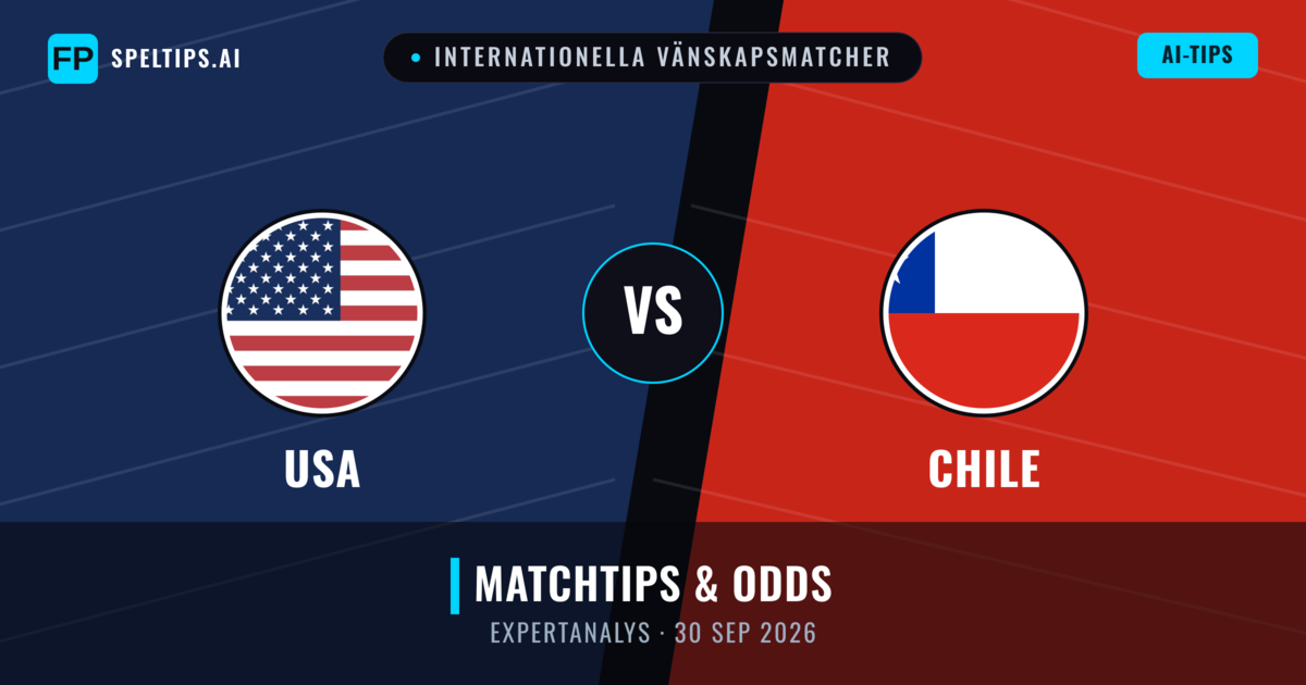 USA vs Chile — matchtips och förhandstitt