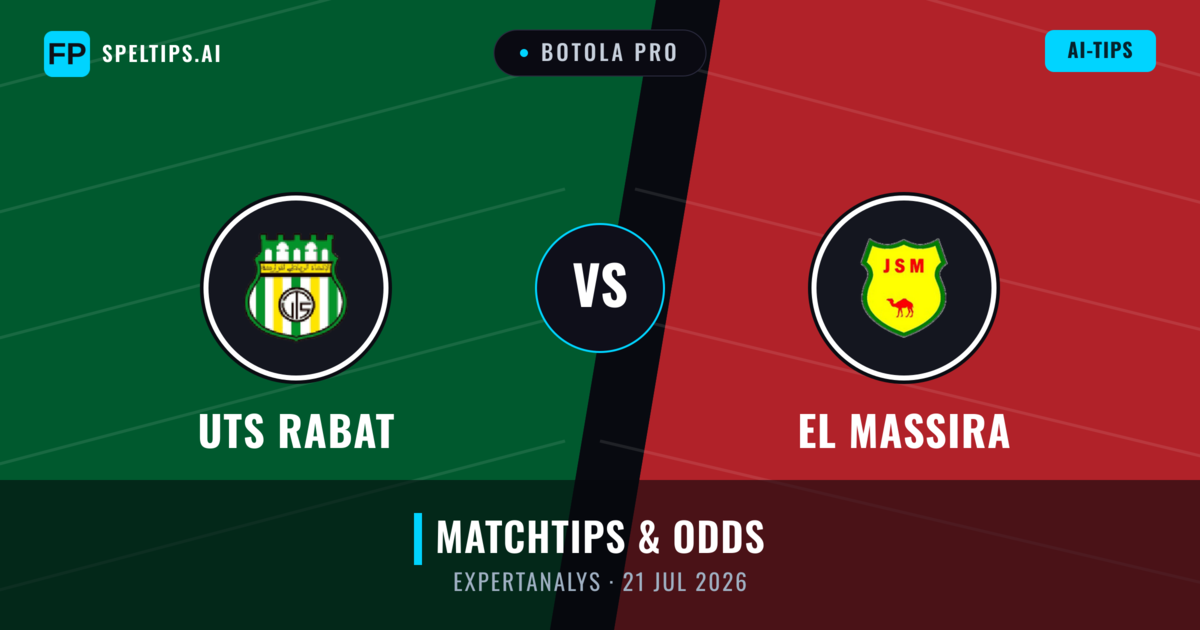 UTS Rabat vs El Massira — matchtips och förhandstitt