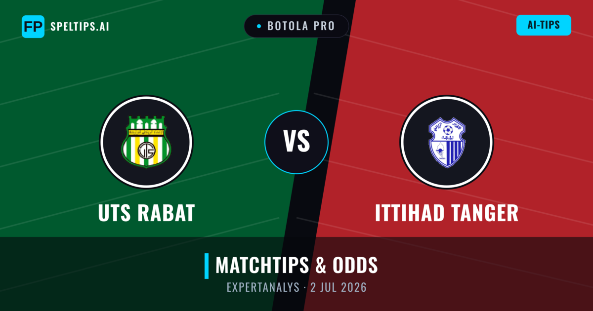 UTS Rabat vs Ittihad Tanger — matchtips och förhandstitt