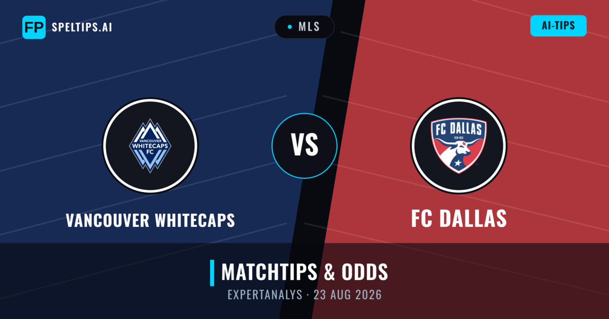 Vancouver Whitecaps vs FC Dallas — matchtips och förhandstitt