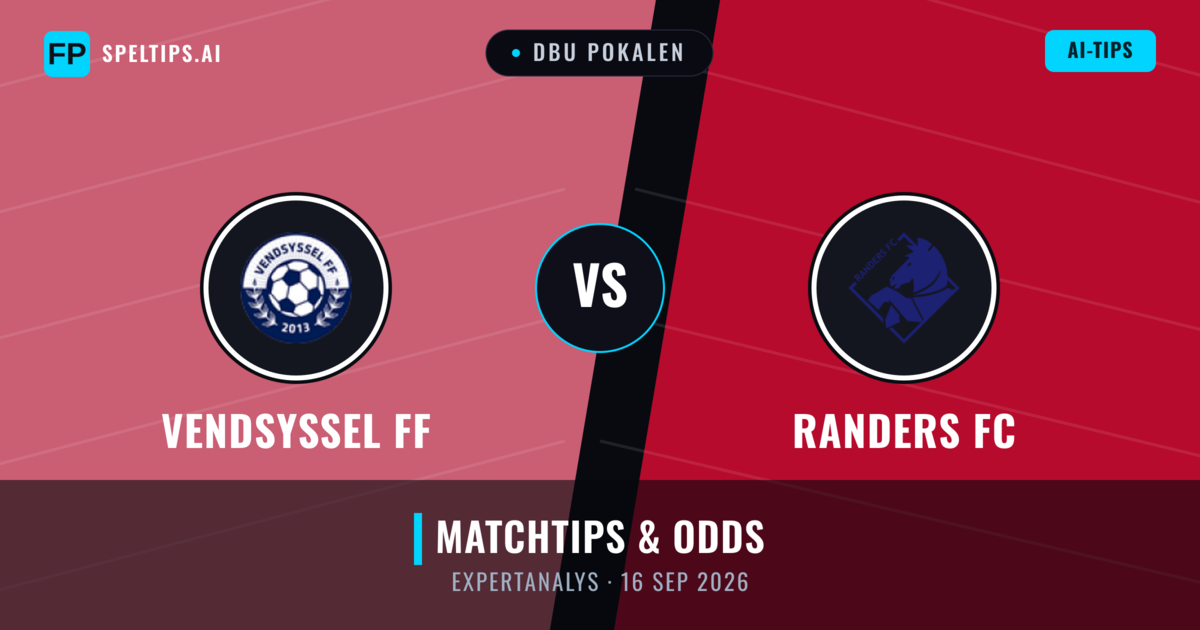 Vendsyssel FF vs Randers FC — matchtips och förhandstitt