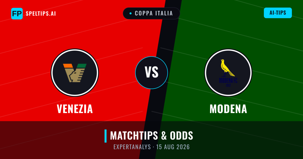 Venezia vs Modena — matchtips och förhandstitt