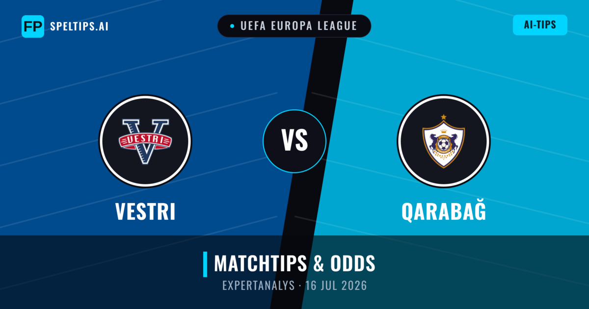 Vestri vs Qarabağ — matchtips och förhandstitt