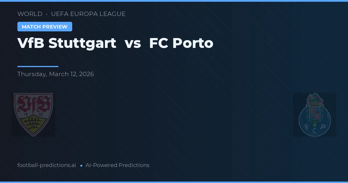 VfB Stuttgart vs FC Porto — matchtips och förhandstitt