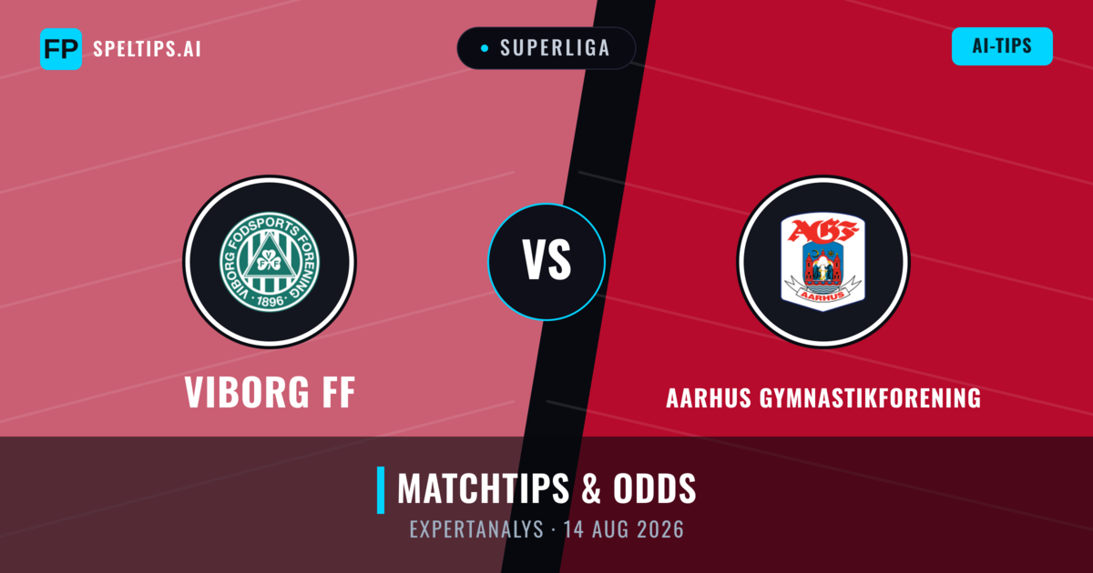 Viborg FF vs Aarhus Gymnastikforening — matchtips och förhandstitt
