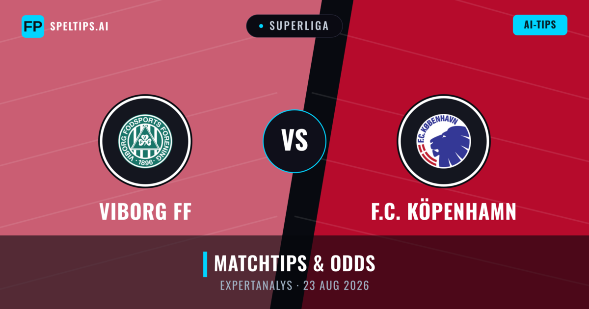 Viborg FF vs F.C. Köpenhamn — matchtips och förhandstitt