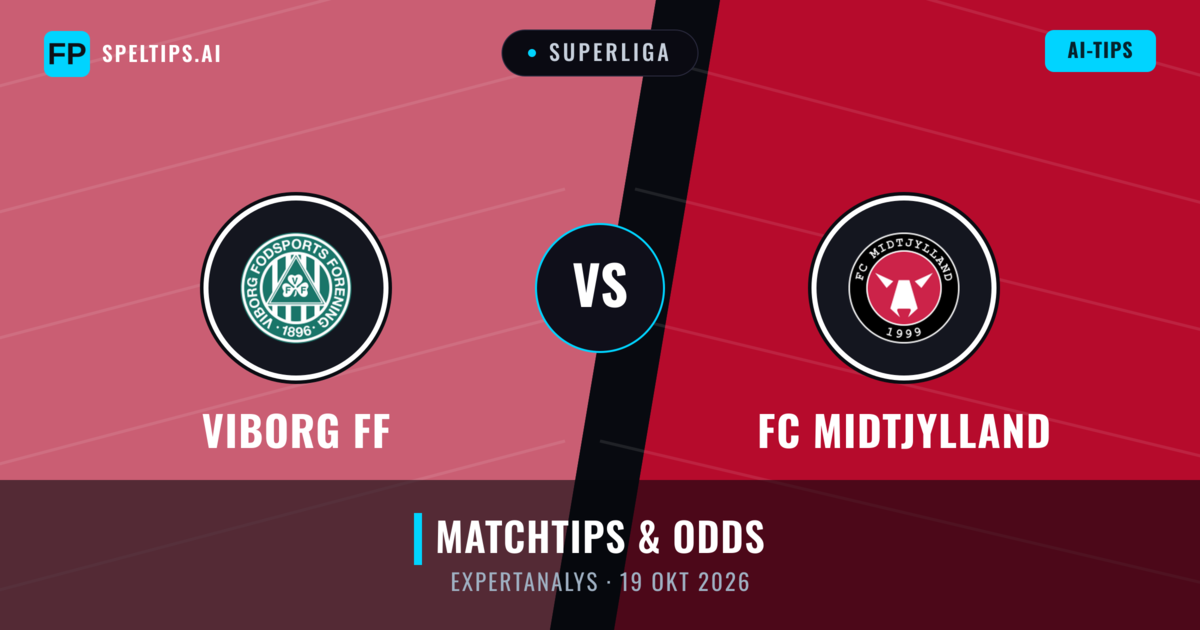 Viborg FF vs FC Midtjylland — matchtips och förhandstitt