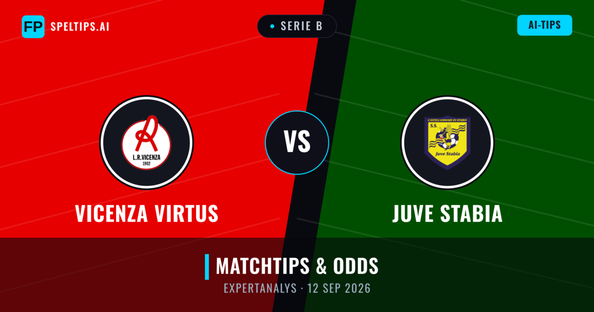 Vicenza Virtus vs Juve Stabia — matchtips och förhandstitt