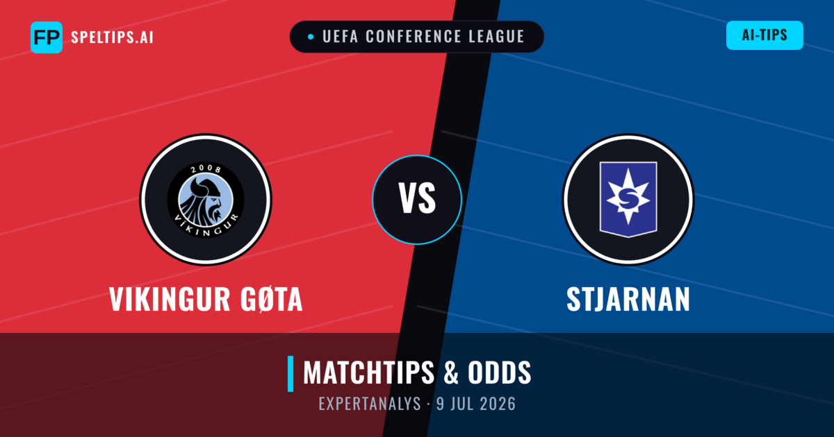Stjarnan vs Vikingur Gøta — matchtips och förhandstitt
