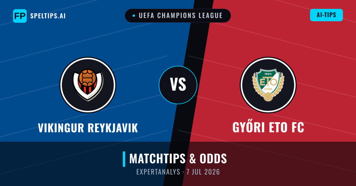 Vikingur Reykjavik vs Győri ETO FC — matchtips och förhandstitt