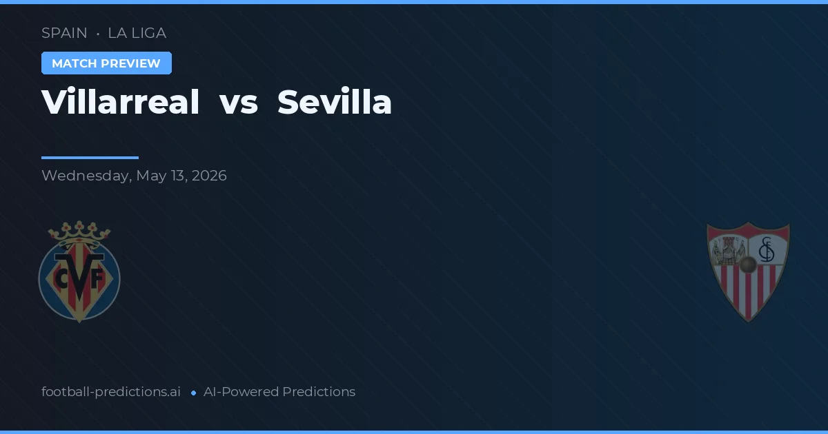 Villarreal vs Sevilla — matchtips och förhandstitt