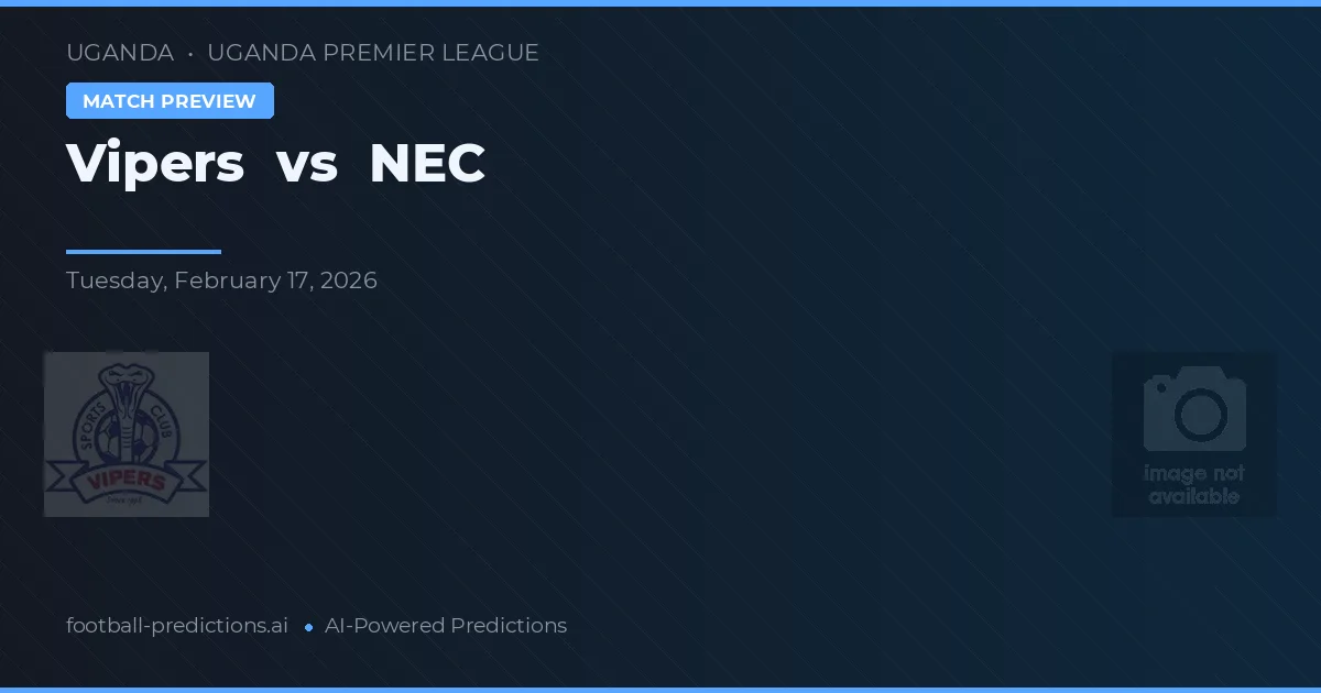 Vipers vs NEC — matchtips och förhandstitt