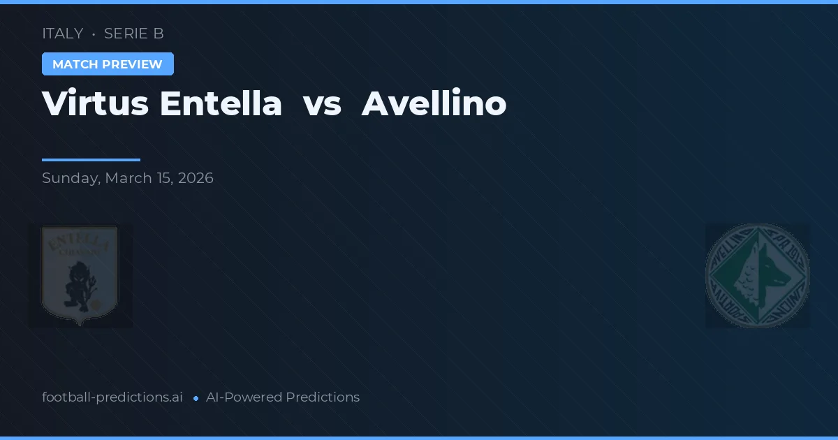 Virtus Entella vs Avellino — matchtips och förhandstitt