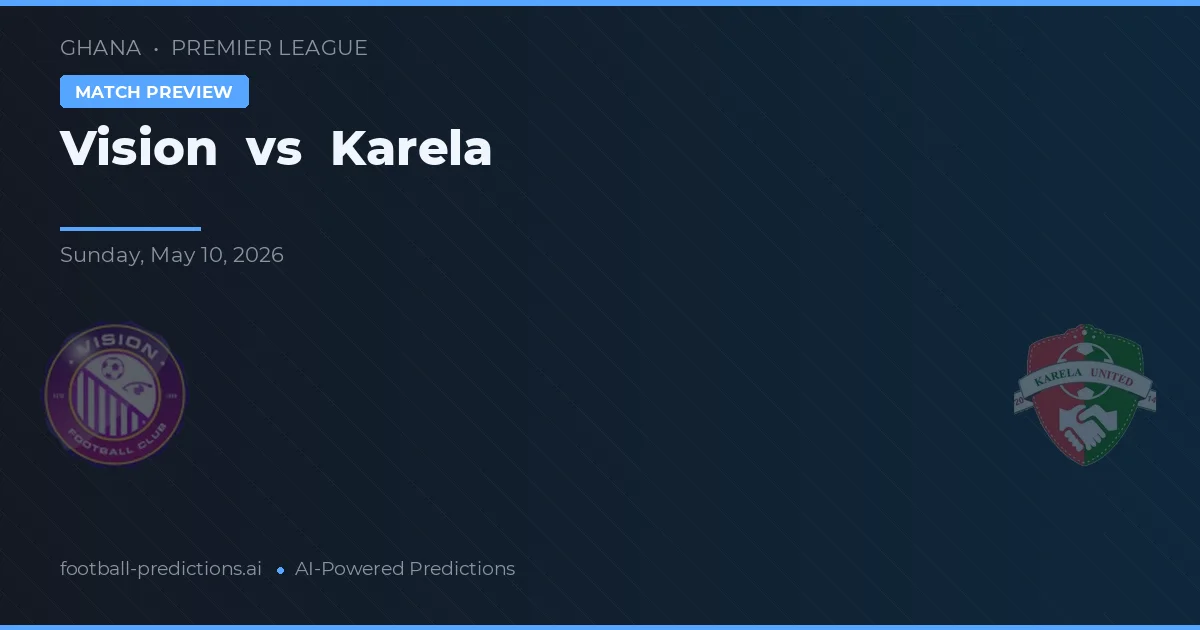 Vision vs Karela — matchtips och förhandstitt
