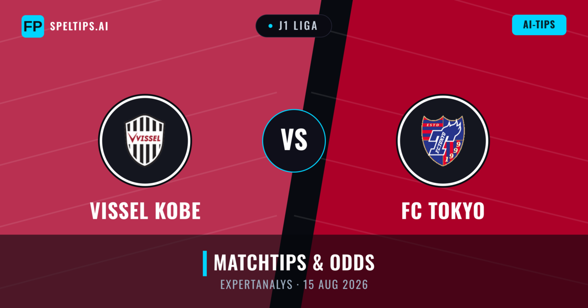 Vissel Kobe vs FC Tokyo — matchtips och förhandstitt