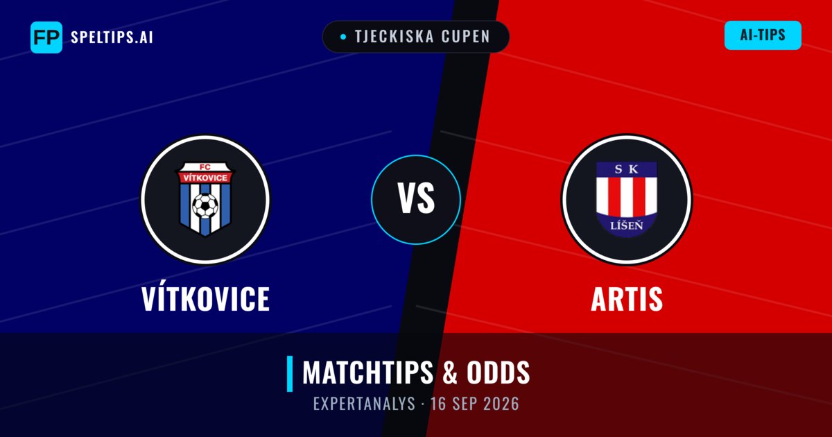 Vítkovice vs Artis — matchtips och förhandstitt