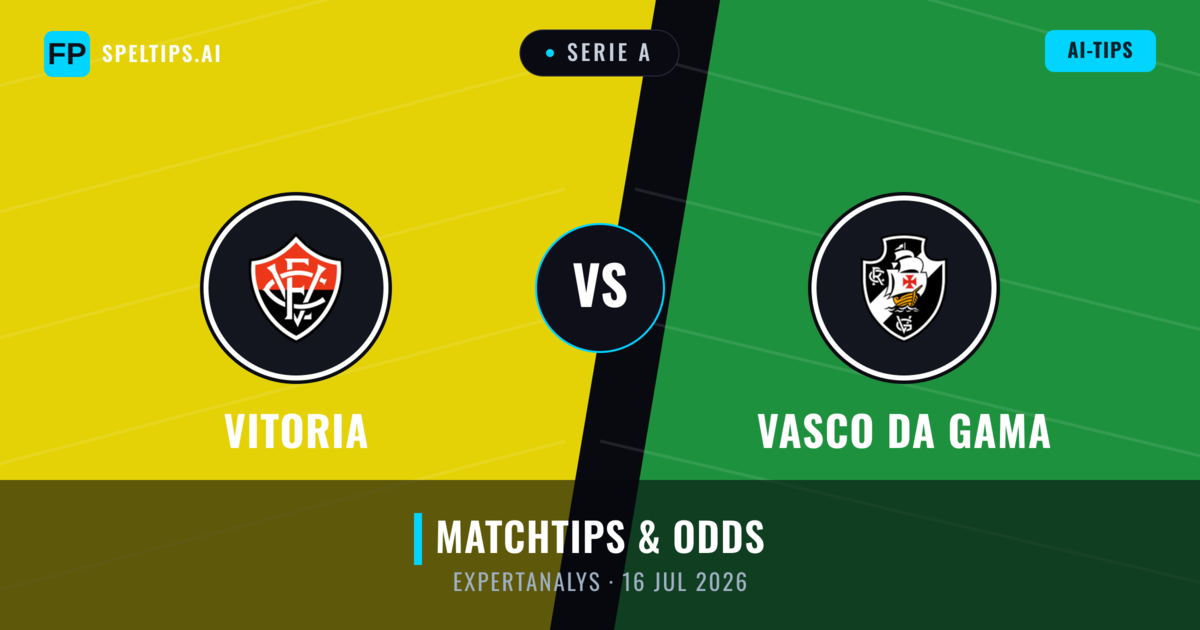 Vitoria vs Vasco da Gama — matchtips och förhandstitt