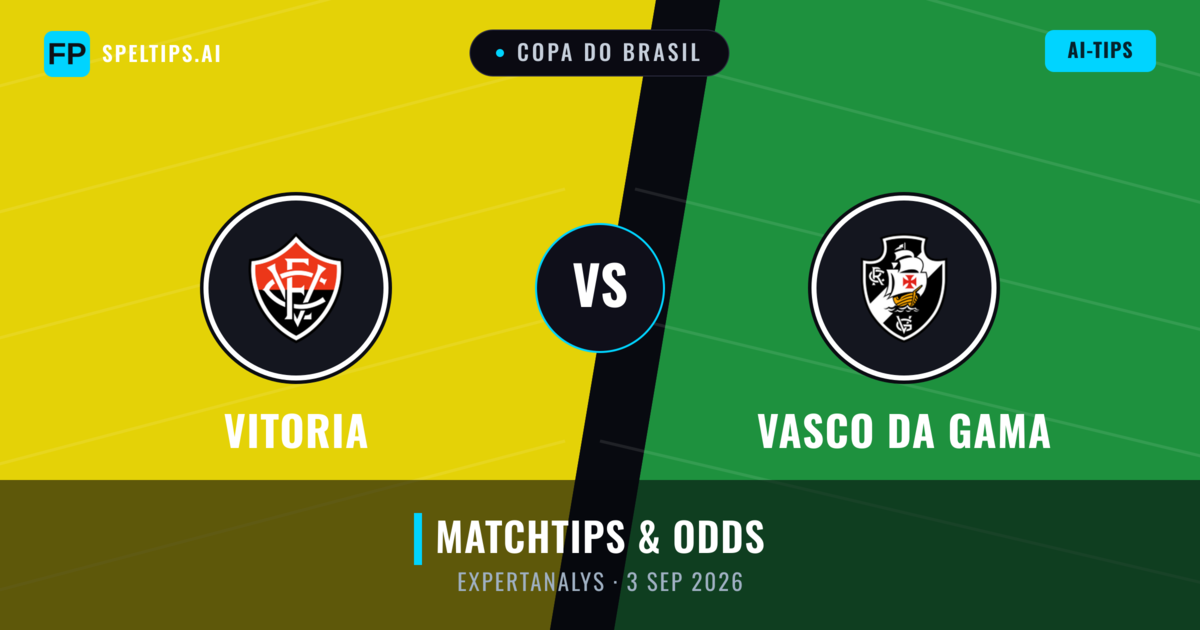 Vitoria vs Vasco da Gama — matchtips och förhandstitt