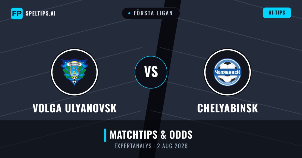 Volga Ulyanovsk vs Chelyabinsk — matchtips och förhandstitt
