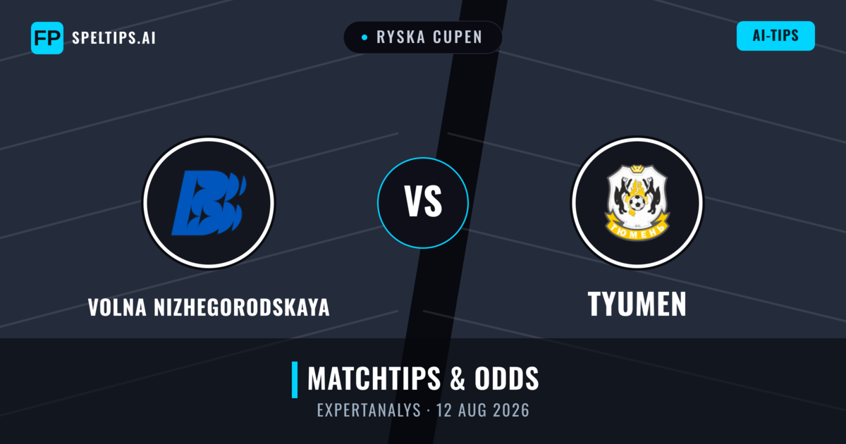 Volna Nizhegorodskaya vs Tyumen — matchtips och förhandstitt