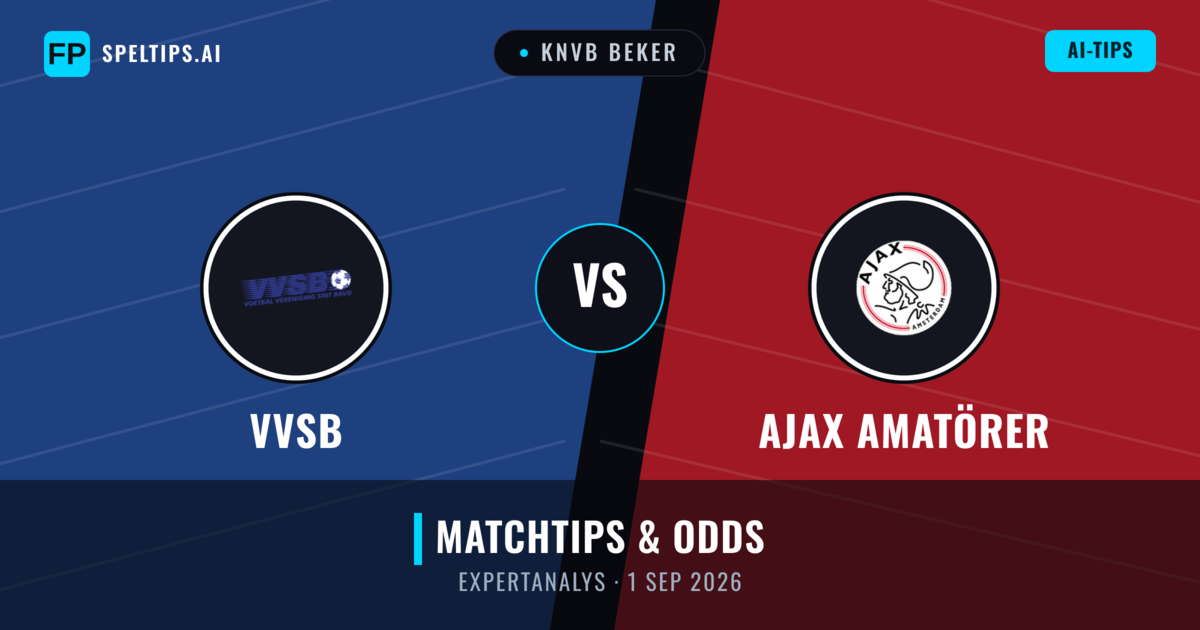 Vvsb vs Ajax Amatörer — matchtips och förhandstitt
