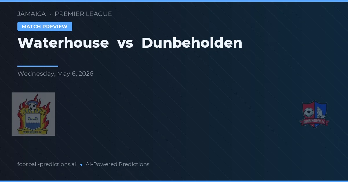 Waterhouse vs Dunbeholden — matchtips och förhandstitt
