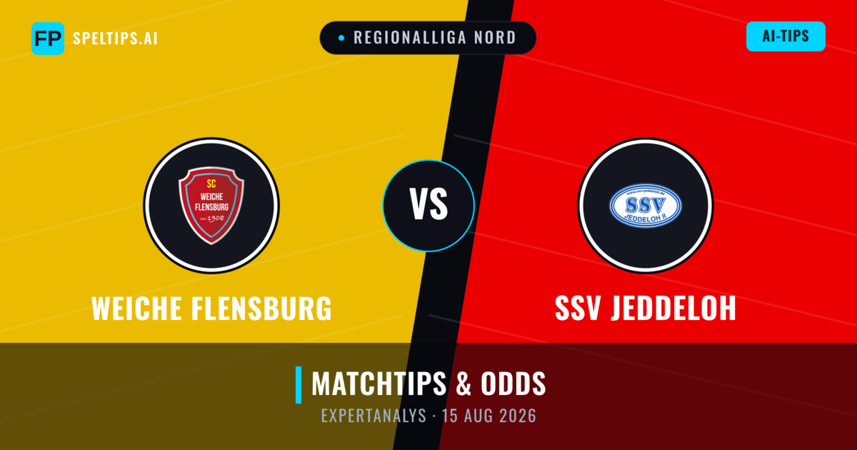 Weiche Flensburg vs SSV Jeddeloh — matchtips och förhandstitt