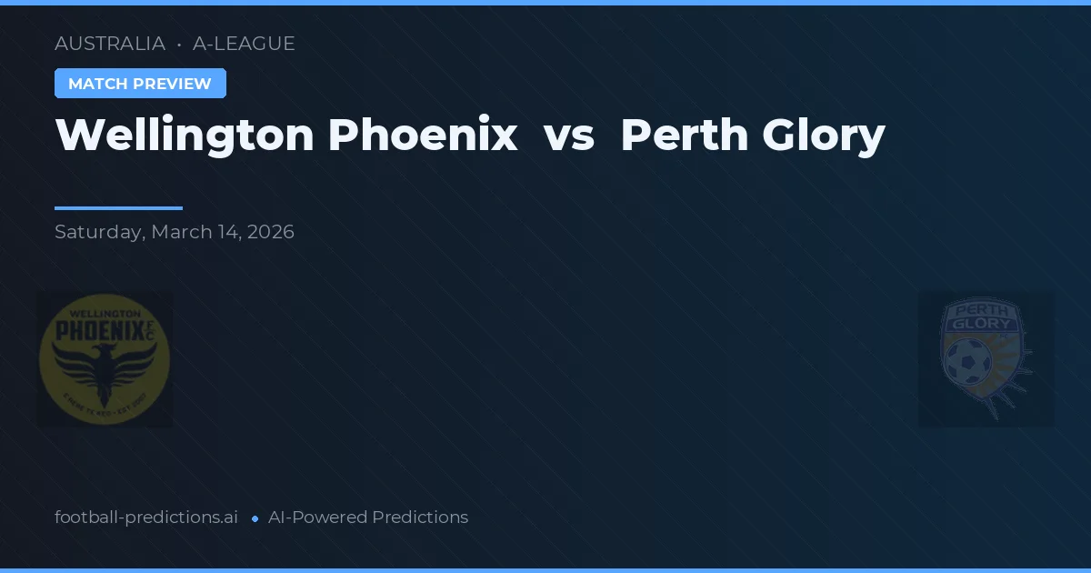 Wellington Phoenix vs Perth Glory — matchtips och förhandstitt