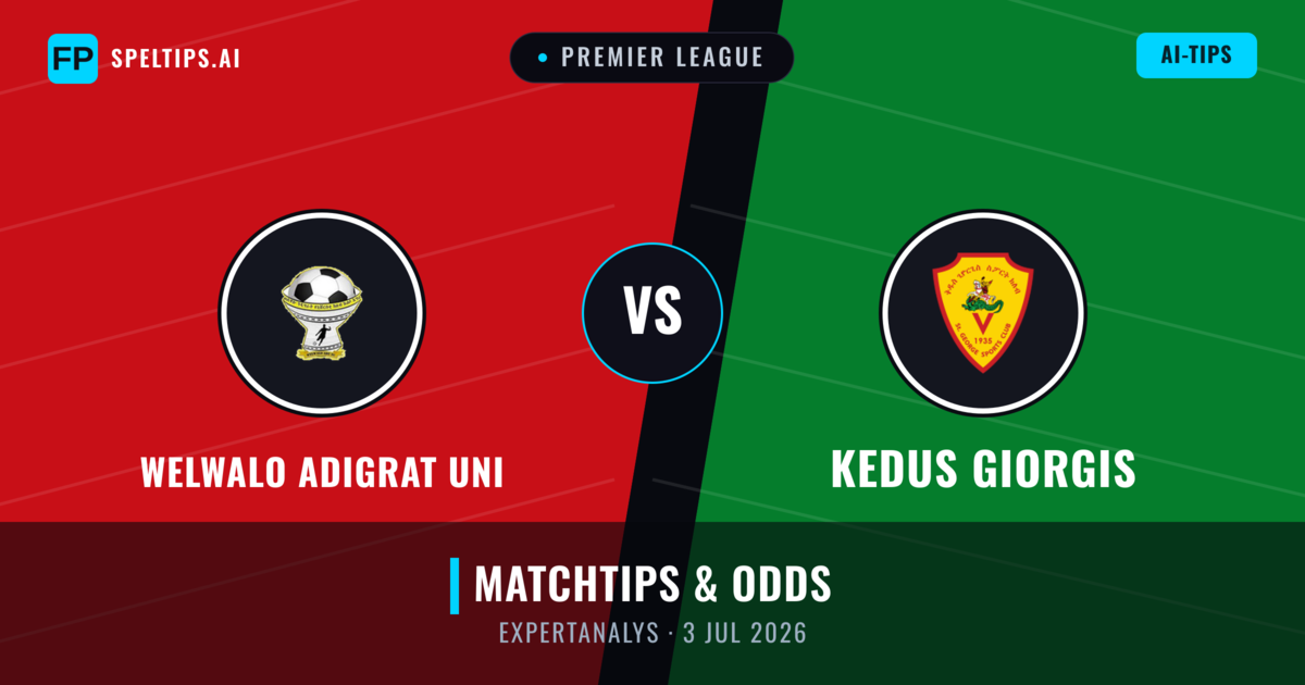 Welwalo Adigrat Uni vs Kedus Giorgis — matchtips och förhandstitt