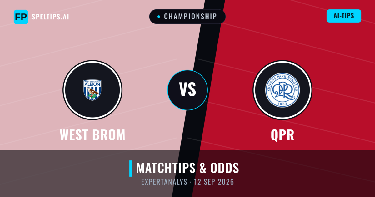 West Brom vs QPR — matchtips och förhandstitt