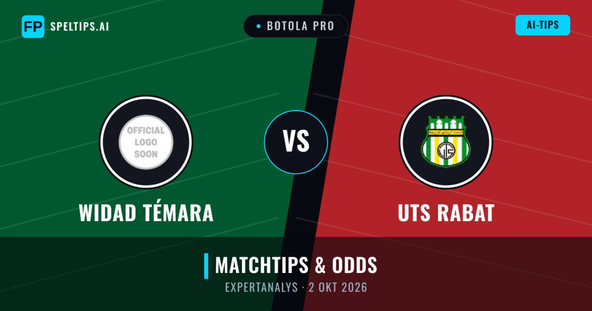 Widad Témara vs UTS Rabat — matchtips och förhandstitt