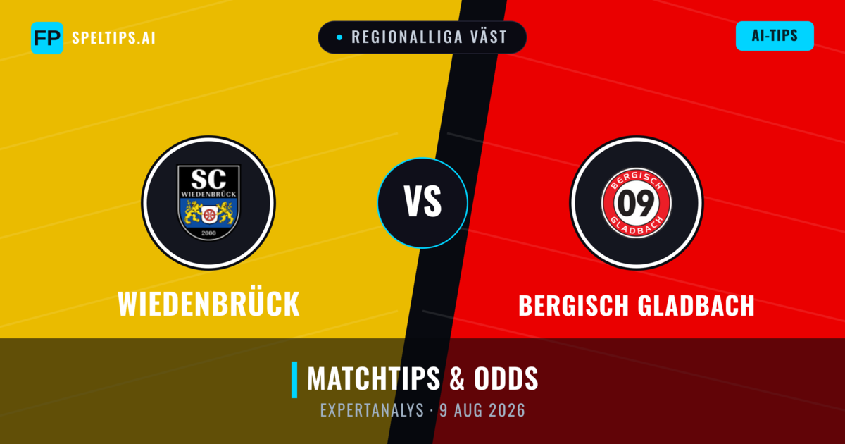 Wiedenbrück vs Bergisch Gladbach — matchtips och förhandstitt